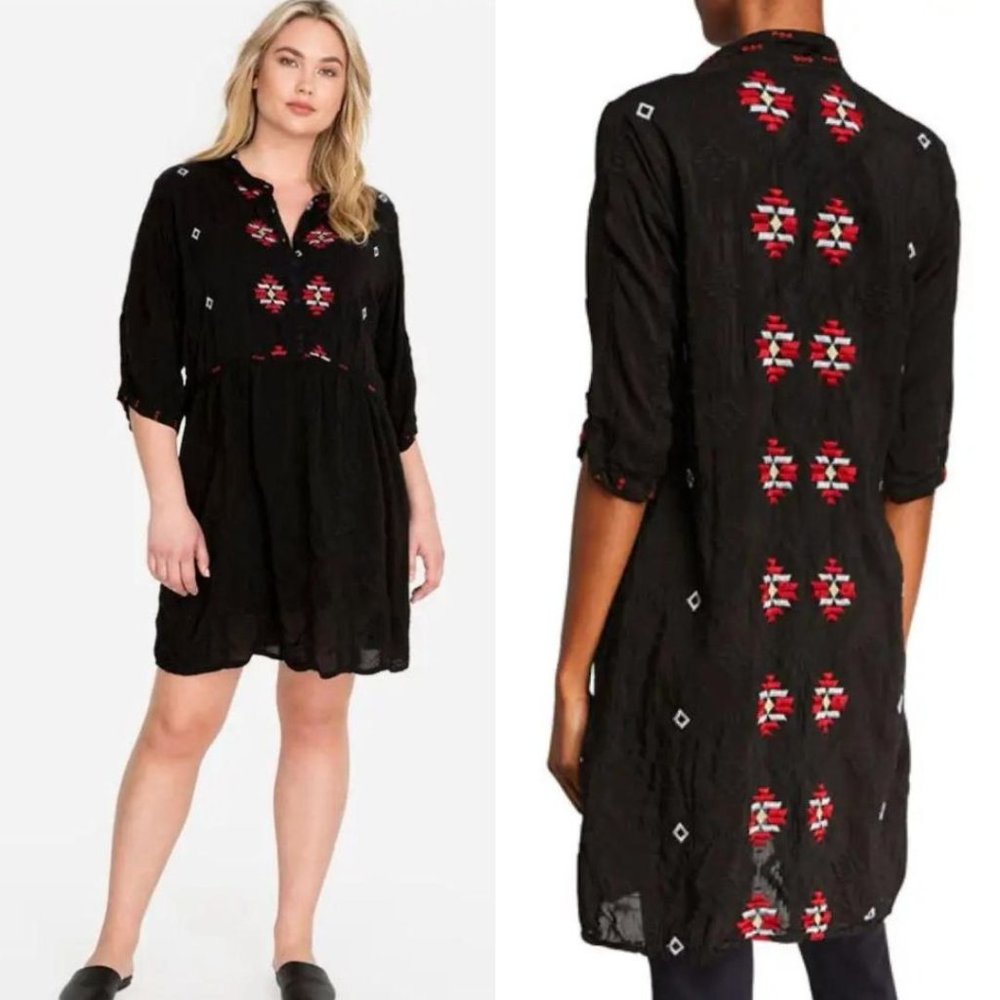 Johnny Was POCCA TUNIC DRESS Size Medium